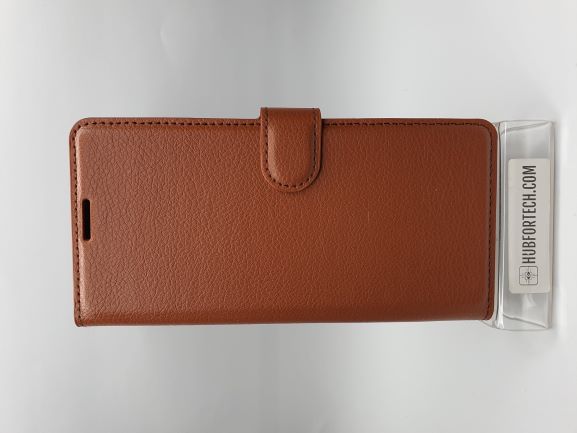 Galaxy A21S Wallet Case Brown
