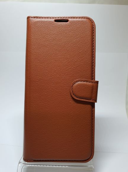 Galaxy A20/A30 Wallet Case Plain Brown