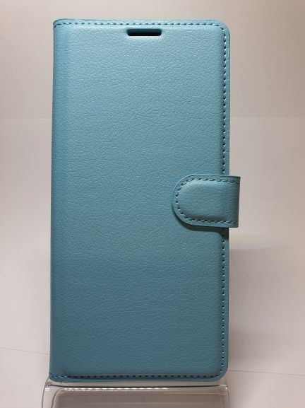 Galaxy A20S Wallet Case Plain Light Blue