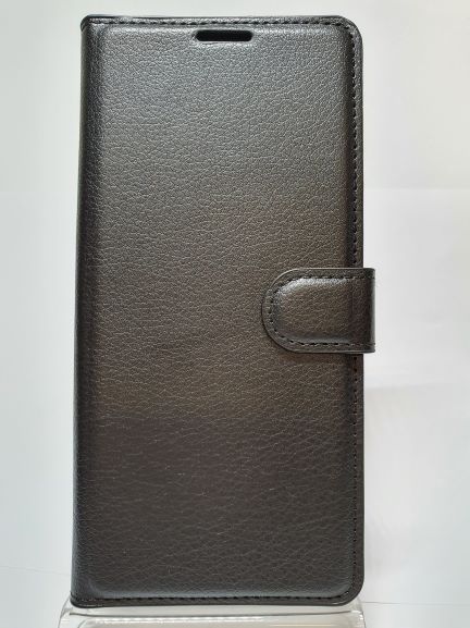 Galaxy A21 Wallet Case Plain Black