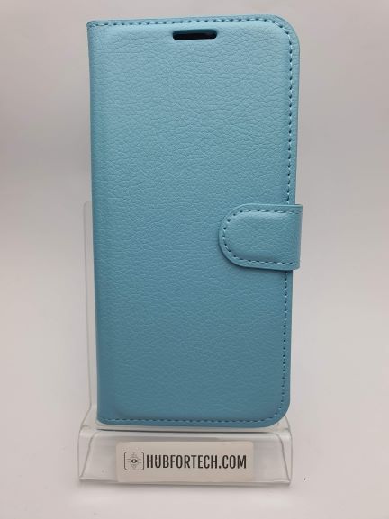 Galaxy A41 Wallet Case Plain Light Blue
