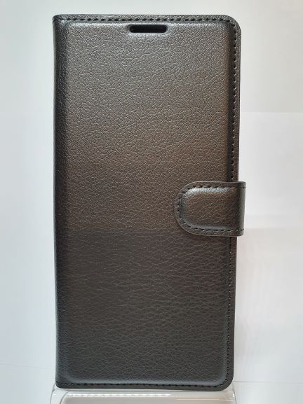 Galaxy A70 Wallet Case Plain Black