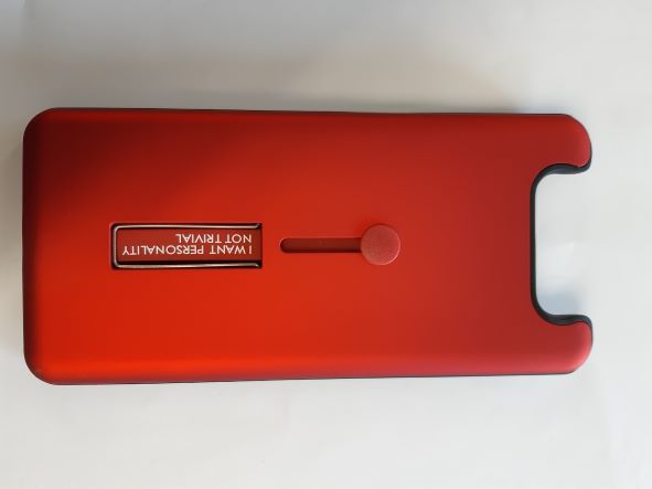 Galaxy A80 Back Case with Slider Red