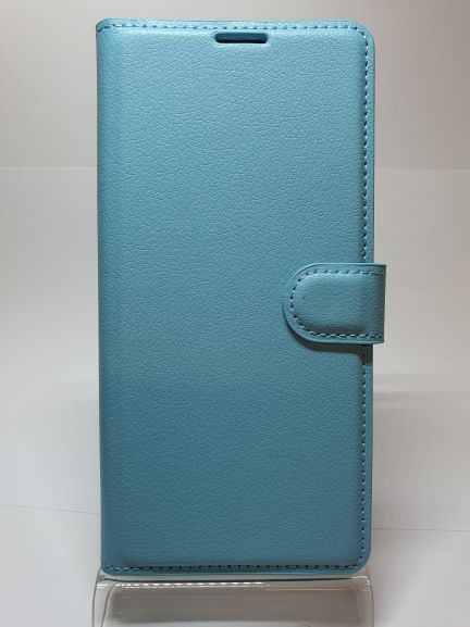 Galaxy A80 Wallet Case Plain Light Blue