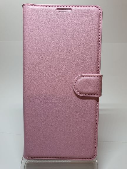 Galaxy A80/A90 Wallet Case Plain Pink