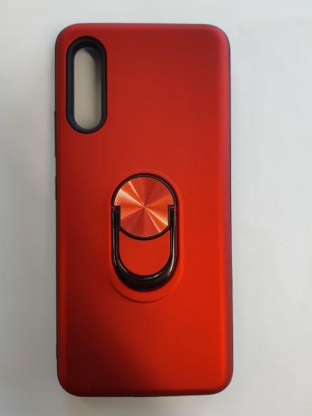 Galaxy A90 5G Back case Red with long ring stent