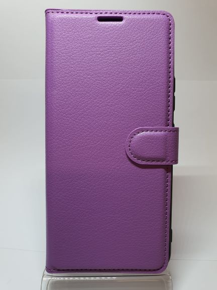 Galaxy A90 5G Wallet Case Plain Purple