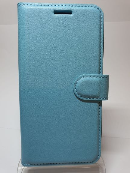 Galaxy J2 Core Wallet Case Plain Light Blue