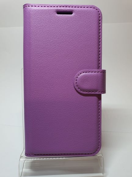 Galaxy J2 Core Wallet Case Plain Purple