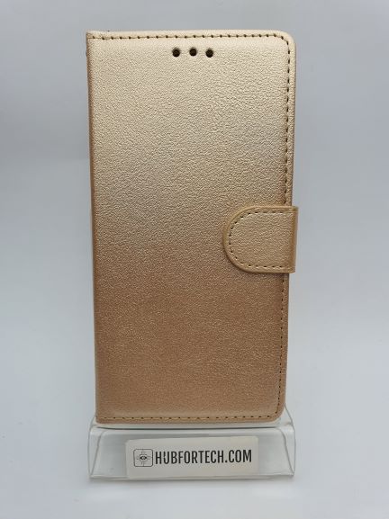 Galaxy S10 Wallet Case Plain Gold