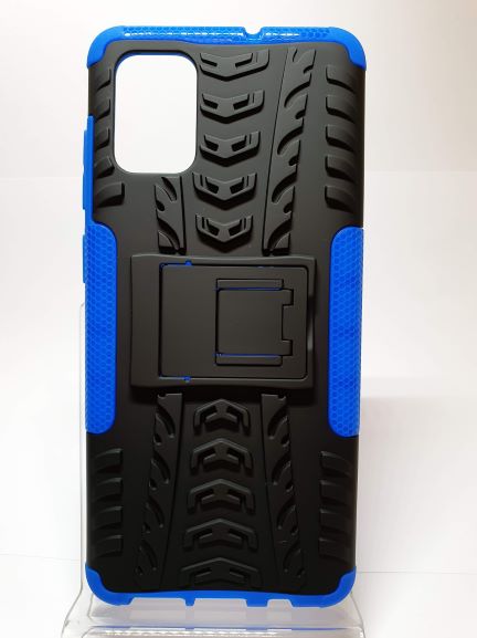 Galaxy S20 Back Case Black/Blue with Kick Stand
