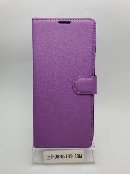 Galaxy S20 FE Wallet Case Plain Purple