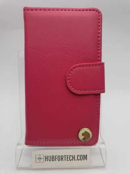 Galaxy S3 Mini Wallet Case Plain Red