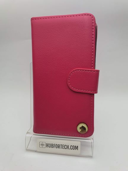Galaxy S4 Wallet Case Dark Pink