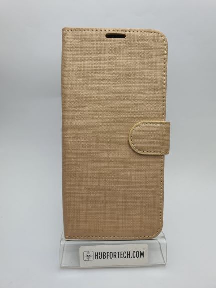 Galaxy S9 Plus Wallet Case Plain Beige