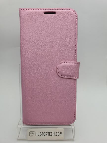 Galaxy S9 Plus Wallet Case Plain Light Pink