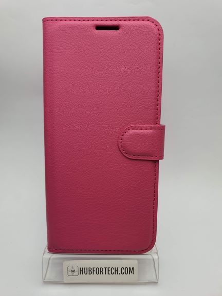 Galaxy S9 Plus Wallet Case Plain Pink
