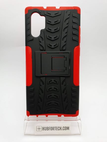 Note 10+ Hard Back Case Black/Red
