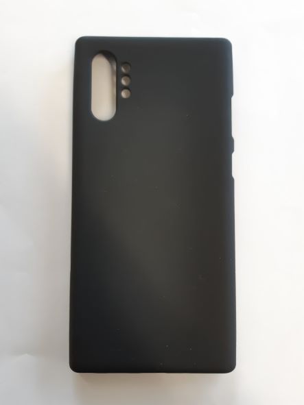 Note 10+ Soft Rubber Case Black