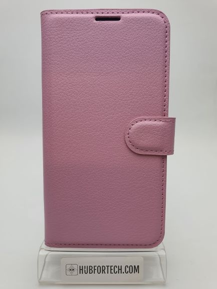 P Smart 2018 Wallet Case Plain Light Pink