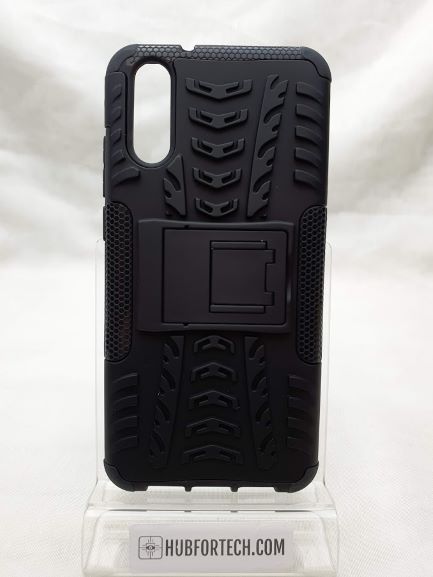 P20 Back Case Hard Black/Black with Stand