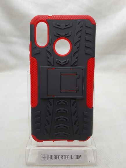 P20 Lite Hard Back Black/Red with Stand