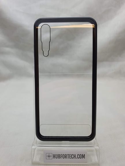 Huawei P20 Pro Back Hard Case Clear/Black Magnetic