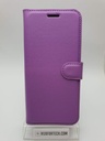 P20 Pro Wallet Case Plain Purple
