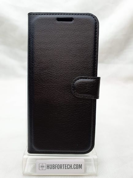 Huawei P20 Wallet Case Plain Black