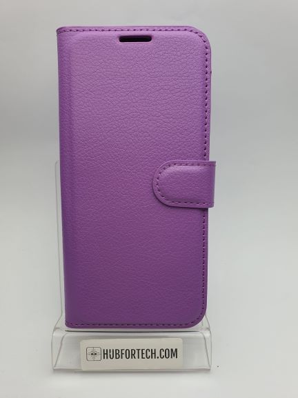 Samsung Galaxy A42 5G Book Case Plain Purple