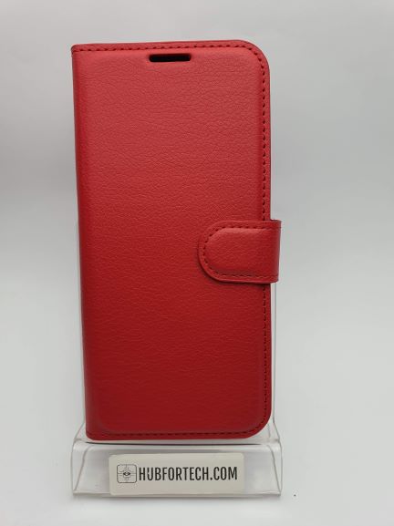 Samsung Galaxy A42 5G Book Case Plain Red