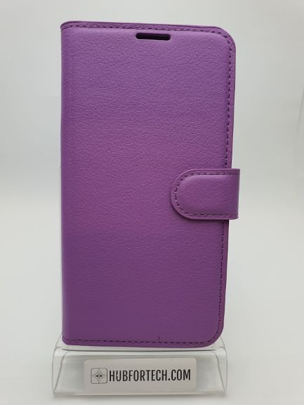 [P Smart 2018/Enjoy 7s/ Nova Lite 2 Wallet case Plain Purple] False