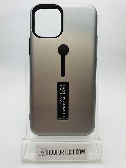 iPhone 11 Pro Back Case Silver with slider
