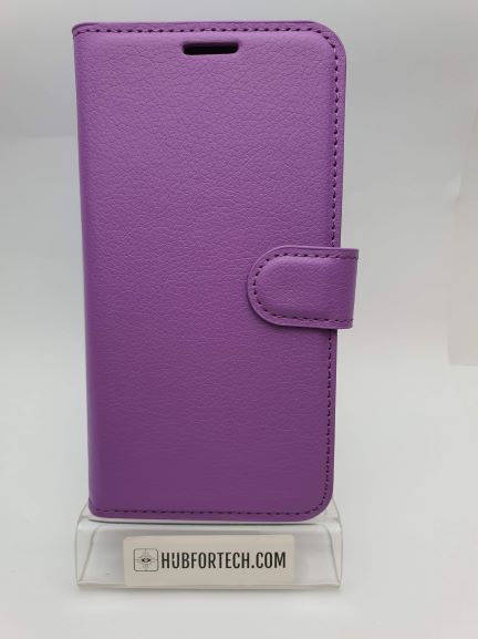 iPhone 11 Pro Wallet Case Plain Purple