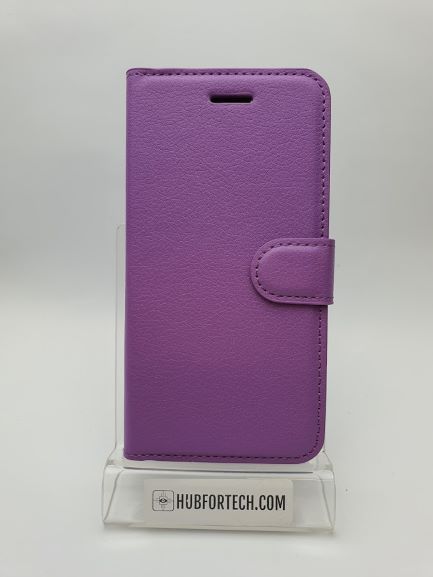 iPhone 6/6S Wallet Case Plain Purple