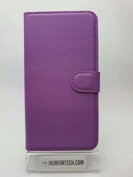 iPhone 6Plus/6SPlus Wallet Plain Case Purple