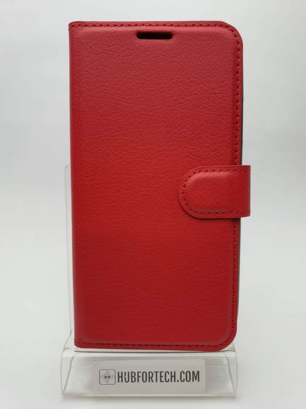 iPhone XR wallet case Plain Red