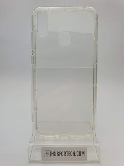 y7 2019 Soft rubber back case clear
