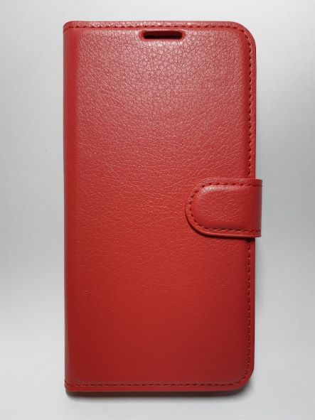 iPhone 13 Book Case with card holder red