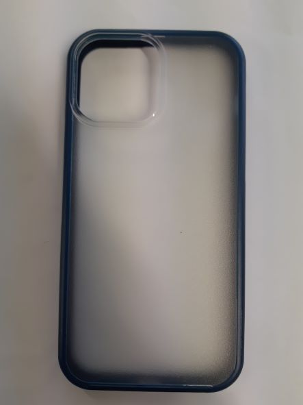 iPhone 13 Pro Max Strong Back Case Clear-Blue - FAST