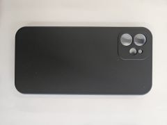 iPhone 12 silicone back case black