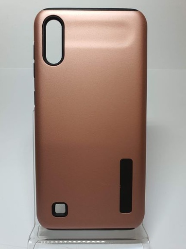 Galaxy A10 Back Case Protective Rose Gold with black