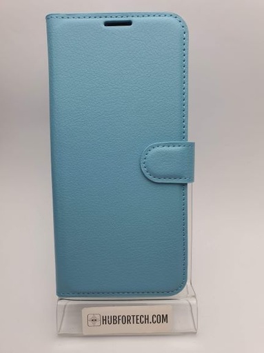 Galaxy A20/A30 Wallet Case Plain Light Blue