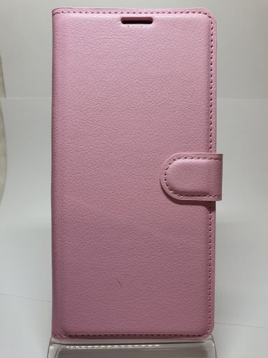 Galaxy A20S Wallet Case Plain Light Pink