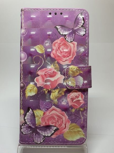 Galaxy A20S Wallet Case Roses Holo Fashion #1