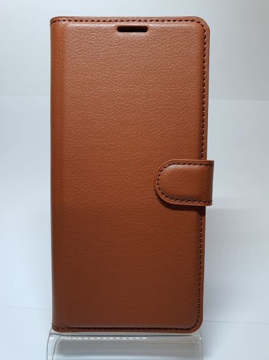 Galaxy A71 Wallet Case Plain Brown