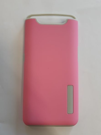 Galaxy A80/A90 Back Case Protective Pink w grey