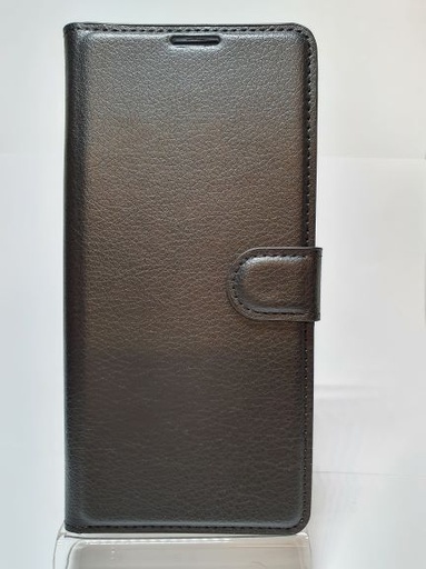Galaxy A80 Wallet Case Plain Black
