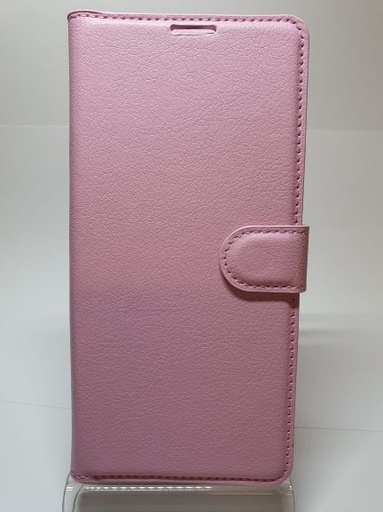 Galaxy A80 Wallet Case Plain Pink