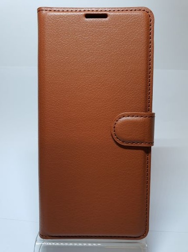 Galaxy A90 5G Wallet Case Plain Brown